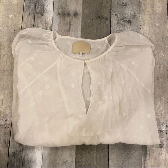 Anaak Keyhole Yoke Cotton Blouse - Picture 3 of 4